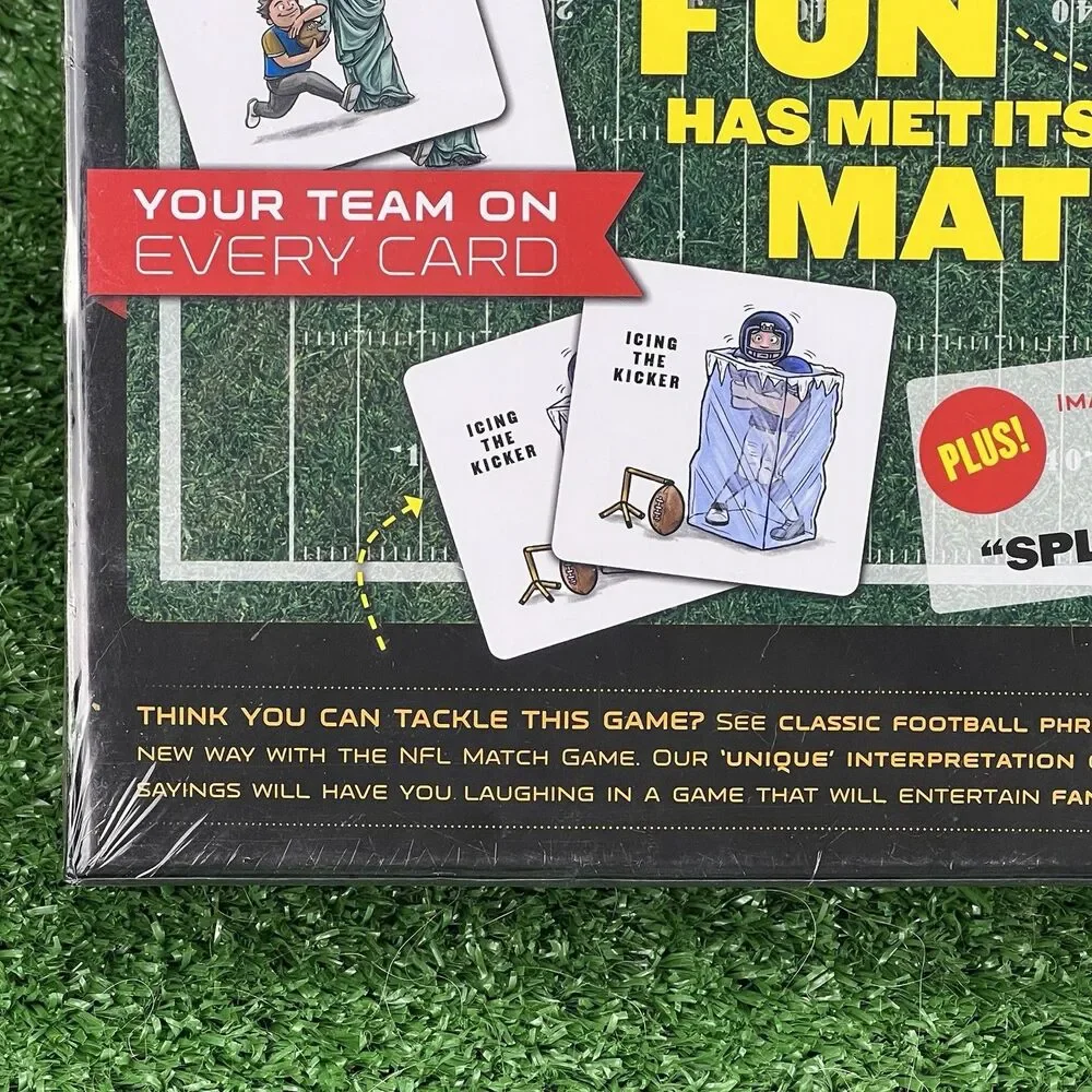 NFL Match Game‎ Seattle Seahawks Memory Toys Kids Birthday Football Party Gifts